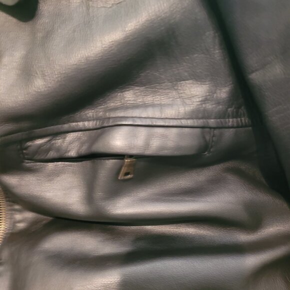 Mens Leather Coat - Picture 3 of 7